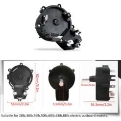 Controller Motore Fuoribordo Elettrico 12V Regolatore Velocità Elica Fuoribordo Marino Adatto Per Motori Fuoribordo Elettrici 28lb 36lb 46lb 50lb 60lb 68lb 88lb -TopAuto Ricambi Italia 78537187 5