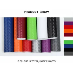 Adesivi Per Auto Impermeabili Pellicola 3D Per Auto In Fibra Di Carbonio Foglio Di Pellicola Avvolgente Rotolo Per Auto Car DIY Decor Sticker Paper Car Styling -TopAuto Ricambi Italia 78537516 4