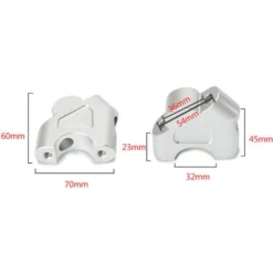 Manubrio Riser Morsetto Manubrio Montaggio Riser Fit Per BMW R1200GS LC R1200GS Adventure R 1200GS Rallye R 1200 GS R1250GS 1G13 K50 -TopAuto Ricambi Italia 78537631 2