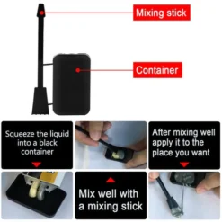 AB Colla Colata Colla Acciaio Metallo Vetro Ceramica Saldatura Tracoma Stomatica Crackle Riparazione Adesivo Colla Per Riparazione Industriale 50+50g -TopAuto Ricambi Italia 78537813 4