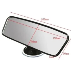 None Specchietto Retrovisore Interno Auto Specchietto Retrovisore Interno Universale Specchio Di Ricambio In Vetro 20 X 6 X 0,6 Cm