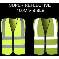 Starlight-2pcs Gilet Di Sicurezza Con Interruttore Automatico Gilet Gilet Giallo Riflettente Car Truck Auto Vestdue Pezzi -TopAuto Ricambi Italia 81290340 4