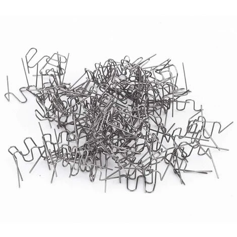 Graffette Ondulate Riparazione Saldatura Plastica Paraurti Auto Set 500pz 1 Graffette Ondulate Riparazione Saldatura Plastica Paraurti Auto Set 500pz