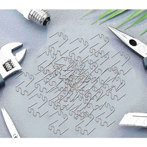 Graffette Ondulate Riparazione Saldatura Plastica Paraurti Auto Set 500pz 2 Graffette Ondulate Riparazione Saldatura Plastica Paraurti Auto Set 500pz - immagine 2