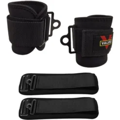 Set Da 2 Cavigliere Cavi Palestra Ankle Straps Imbottite Per Allenamento Gambe Cinghie Per Caviglie Regolabili FFitness