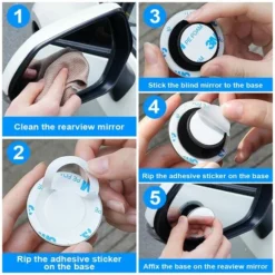 Specchio Per Punto Cieco, 5 Pezzi 360 ° Regolabile Impermeabile HD Specchio Grandangolare Autoadesivo Assistente Per Punto Cieco Allenatore Universale Specchietto Retrovisore Pellicola Per Specchietto 7 Specchio Per Punto Cieco, 5 Pezzi 360 ° Regolabile Impermeabile HD Specchio Grandangolare Autoadesivo Assistente Per Punto Cieco Allenatore Universale Specchietto Retrovisore Pellicola Per Specchietto -TopAuto Ricambi Italia 82753550 3