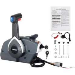 VEVOR Scatola Comando Acceleratore Per Motore Fuoribordo 5006180 Con Montaggio Laterale