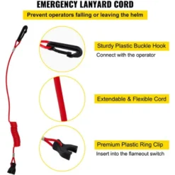 VEVOR Scatola Comando Acceleratore Per Motore Fuoribordo 5006180 Con Montaggio Laterale -TopAuto Ricambi Italia 82818961 5