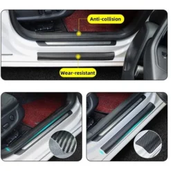 Adesivo In Fibra Di Carbonio Nano Specchio Laterale Adesivo Per Auto Striscia Protettiva Pellicola Protettiva Impermeabile Antigraffio Fai-da-te(10cm×3m,1pc) -TopAuto Ricambi Italia 82868848 5