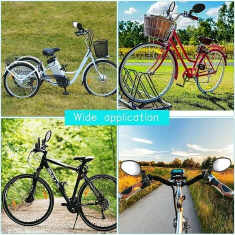 Pezzi Specchietto Per Bici Specchietto Per Manubrio Regolabile Girevole A 360 Gradi Specchietto Per Bici Grandangolare Specchietto Per Bici Specchio Convesso Acrilico Antiurto Specchietto Retrovisore 4 Pezzi Specchietto Per Bici Specchietto Per Manubrio Regolabile Girevole A 360 Gradi Specchietto Per Bici Grandangolare Specchietto Per Bici Specchio Convesso Acrilico Antiurto Specchietto Retrovisore - immagine 4