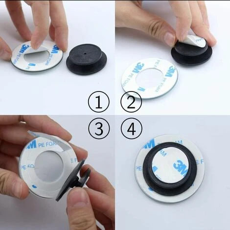 Specchietto Per Punti Ciechi Rotondo 2" HD Vetro Specchietto Retrovisore Convesso Senza Cornice Accessori Esterni Con Palo Grandangolare Regolabile Per Auto SUV Camion 2 Pezzi 4 Specchietto Per Punti Ciechi Rotondo 2" HD Vetro Specchietto Retrovisore Convesso Senza Cornice Accessori Esterni Con Palo Grandangolare Regolabile Per Auto SUV Camion 2 Pezzi - immagine 4