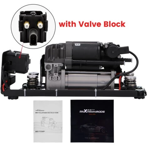 Compressore Sospensioni Pneumatiche + Valvola + Staffa Per BMW 5 Series F07 F11 1 Compressore Sospensioni Pneumatiche + Valvola + Staffa Per BMW 5 Series F07 F11