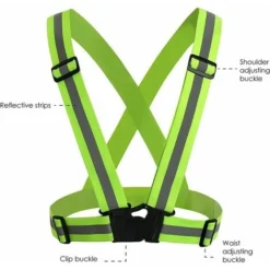 Gilet Di Sicurezza Per Bici Riflettente Betterlife, Giubbotto Di Sicurezza Per Moto Elastico Ad Alta Visibilità Gilet Riflettente Gilet Riflettente Da Corsa Per Adulti E Bambini -TopAuto Ricambi Italia 85907352 3