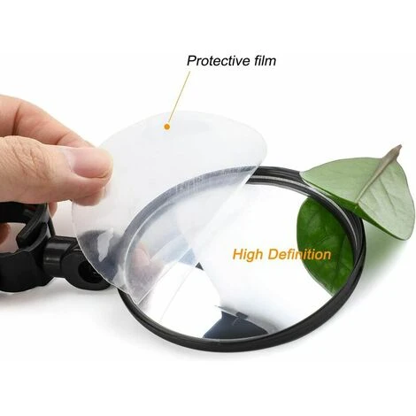 Specchietti Retrovisori Per Bici, 2 Pezzi Specchietti Retrovisori Per Bici Da Ciclismo Specchio Convesso In Plastica Montato Su Manubrio Ruotabile Regolabile Per Bici Da Strada Di Montagna 5 Specchietti Retrovisori Per Bici, 2 Pezzi Specchietti Retrovisori Per Bici Da Ciclismo Specchio Convesso In Plastica Montato Su Manubrio Ruotabile Regolabile Per Bici Da Strada Di Montagna - immagine 5