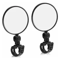 2pcs Specchietto Retrovisore Per Bici Specchietto Di Sicurezza Per Bici Obiettivo Grandangolare Per Accessorio Da Ciclismo Per Bici Da Strada
