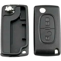 Bottoni Coque Clé Compatibile CE0523 Clé à Rabat Pieghevole Per Peugeot 207 307 308 407 408 3008 5008 Citroen C2 C3 C4 C5 C6 C8 (2 Bottoni, CE0523) -TopAuto Ricambi Italia 86123027 4