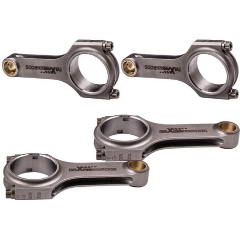 4x Bielle H-Beam Conrods Per Fiat Punto GT 1.4 1.6L Turbo 3/8" ARP 2000 128.50mm 2 4x Bielle H-Beam Conrods Per Fiat Punto GT 1.4 1.6L Turbo 3/8" ARP 2000 128.50mm - immagine 2