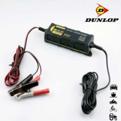 Dunlop Caricabatterie Mantenitore Per Batteria Auto Moto Portatile Con Cavetti 6V 12V + 9 Dunlop Caricabatterie Mantenitore Per Batteria Auto Moto Portatile Con Cavetti 6V 12V + -TopAuto Ricambi Italia 86542749 5