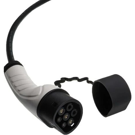 Vhbw Cavo Di Ricarica Tipo 2-Schuko Compatibile Con Smart EQ Fortwo Auto Elettrica - Cavo, Monofase, 16 A, 3,5 KW, 3 M 3 Vhbw Cavo Di Ricarica Tipo 2-Schuko Compatibile Con Smart EQ Fortwo Auto Elettrica - Cavo, Monofase, 16 A, 3,5 KW, 3 M - immagine 3