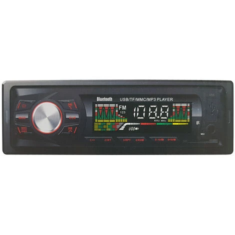 Autoradio Stereo Auto Bluetooth USB Radio AUX Display Lcd Telecomando LM-6201 2 Autoradio Stereo Auto Bluetooth USB Radio AUX Display Lcd Telecomando LM-6201 - immagine 2
