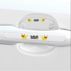 Pellicola Protettiva Per Portiera Auto, Striscia Anticollisione Bordo Portiera Auto, Adesivo Protezione Vernice, Adesivo Per Auto, Trasparente, Con Motivo Trasparente 8 Pezzi -TopAuto Ricambi Italia 87572667 4