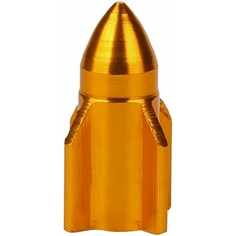 HIASDFLS 4PCS Cappucci Valvola Stelo Pneumatico, Cappucci Stelo Valvola Pneumatico Ruota Universale Steli Pneumatici Ruota Antipolvere In Alluminio, Oro 4 HIASDFLS 4PCS Cappucci Valvola Stelo Pneumatico, Cappucci Stelo Valvola Pneumatico Ruota Universale Steli Pneumatici Ruota Antipolvere In Alluminio, Oro - immagine 4