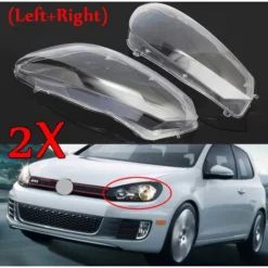 2pcs Auto Faro Del Faro Lenti Trasparenti Copertura Antipolvere Per VW Golf 6 MK6 2010-2014 -TopAuto Ricambi Italia 88715730 3