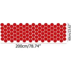 Adesivo Per Auto Anti-UV Rosso 1PC -TopAuto Ricambi Italia 88715911 3