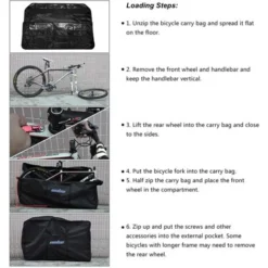 Sacchetto Di Trasporto Della Bici, Borsa Per Bicicletta Pieghevole 1680D Borsa Da Viaggio Per Bici 130 X 25x 82cm 8 Sacchetto Di Trasporto Della Bici, Borsa Per Bicicletta Pieghevole 1680D Borsa Da Viaggio Per Bici 130 X 25x 82cm -TopAuto Ricambi Italia 90208168 4