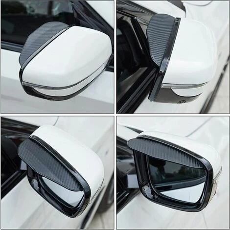 Parte Specchietto Retrovisore Parapioggia Schermo Fumogeno Specchietto Laterale Universale In Fibra Di Carbonio Sopracciglio Antipioggia Per Auto Accessori Copri Specchietto Retrovisore (Fibra Di Carb 5 Parte Specchietto Retrovisore Parapioggia Schermo Fumogeno Specchietto Laterale Universale In Fibra Di Carbonio Sopracciglio Antipioggia Per Auto Accessori Copri Specchietto Retrovisore (Fibra Di Carb - immagine 5
