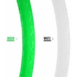 700 23C Bici Da Strada Bicicletta In Gomma Solida Fixie Bike Pneumatico A Scatto Fisso Tubo Solido Pneumatico In Gomma Senza Gonfiaggio,Green -TopAuto Ricambi Italia 91725506 3