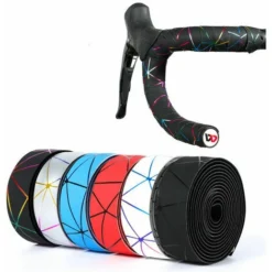Manopole Manubrio Bici Cinghie Manubrio Manopole Manubrio Bici Da Strada Avvolge Nastro Nastro Manubrio Bici Nastro Manubrio PU Antiscivolo, Modello:Blu - Modello:Blu -TopAuto Ricambi Italia 91729357 5