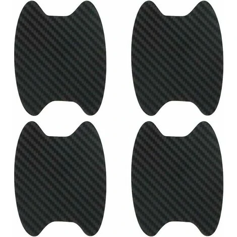 Adesivo Di Protezione Antigraffio Per Maniglia Della Portiera Dell'auto Testurizzata In Fibra Di Carbonio 4 Pezzi 1 Adesivo Di Protezione Antigraffio Per Maniglia Della Portiera Dell'auto Testurizzata In Fibra Di Carbonio 4 Pezzi