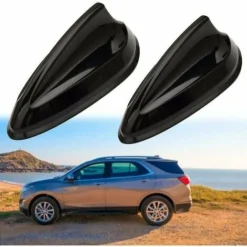 Pezzi Antenna Squalo Universale Antenna Pinna Di Squalo Per Auto Segnale Radio AM&FM Antenna A Pinna Di Squalo Adesivo Decorativo Per Tetto Auto ABS Decorativo