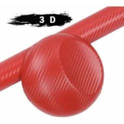 Adesivi In Vinile Per Auto, Pellicola In Fibra Di Carbonio Adesivi In Vinile In Fibra Di Carbonio Pellicola Solare Per Auto (red-152cm30cm)