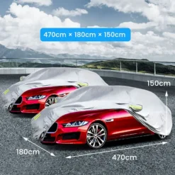 Copriauto Impermeabile Antivento Protezione UV Resistente Ai Graffi Copertura Per Berlina Da Esterno Per Esterni 470x180x150cm