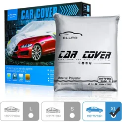 Copriauto Impermeabile Antivento Protezione UV Resistente Ai Graffi Copertura Per Berlina Da Esterno Per Esterni 470x180x150cm -TopAuto Ricambi Italia 93344161 5