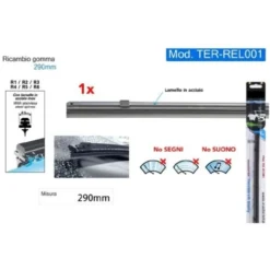 Trade Shop - Ricambio Gommino Per Spazzola Tergicristallo Nero 29 Cm Maxtech Ter-rel001