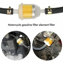 12 Pezzi 6mm / 8mm Filtro Carburante Filtro Benzina Filtro Liquido Gasolio Universale Filtro Benzina Per Tosaerba Auto Moto Scooter Ciclomotore Ciclomotore Diesel -TopAuto Ricambi Italia 95525512 3