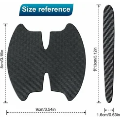 Pellicola Adesiva Per Maniglia Della Portiera Dell'auto Per Audi A1 A3 RS3 A4 A5 A6 A7 RS7 A8 Q3 Q5 Q7 R8, Pellicola Protettiva Per Maniglia Della Portiera Dell'auto, Adesivo Antipolvere Antigraffio, -TopAuto Ricambi Italia 95706585 3