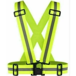 GTA LED Strip 6 Gilet Riflettente Gilet Di Sicurezza, Dispositivi Riflettenti Regolabili Ed Elastici Sicurezza Per La Corsa Per Ciclismo, Camminata, Corsa