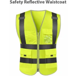 Gilet Riflettente Di Sicurezza Tuta Da Lavoro Igienico-sanitaria Ad Alta Visibilità Abbigliamento Multitasche Di Avvertenza Di Sicurezza Tuta Da Cantiere Per L'amministrazione Stradale -TopAuto Ricambi Italia 95763137 3