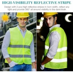 Gilet Di Sicurezza Per Auto, Confezione Da 4 Giallo Fluorescente, Lavabile, Giubbotto Di Sicurezza Riflettente A 360° Per La Sicurezza Di Automobilisti, Conducenti E Lavoratori Ad Alto Rischio, 9 Gilet Di Sicurezza Per Auto, Confezione Da 4 Giallo Fluorescente, Lavabile, Giubbotto Di Sicurezza Riflettente A 360° Per La Sicurezza Di Automobilisti, Conducenti E Lavoratori Ad Alto Rischio, -TopAuto Ricambi Italia 96191840 5