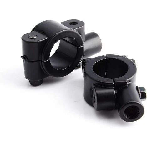 LITZEE Specchietto Retrovisore Auto 2 Pezzi Staffa Specchietto Manubrio Moto, Morsetti Specchietto Manubrio 7/8" Staffa Di Montaggio Specchietto Universale 10mm Morsetto In Alluminio 2 LITZEE Specchietto Retrovisore Auto 2 Pezzi Staffa Specchietto Manubrio Moto, Morsetti Specchietto Manubrio 7/8" Staffa Di Montaggio Specchietto Universale 10mm Morsetto In Alluminio - immagine 2