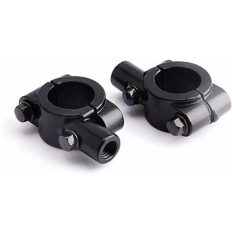 LITZEE Specchietto Retrovisore Auto 2 Pezzi Staffa Specchietto Manubrio Moto, Morsetti Specchietto Manubrio 7/8" Staffa Di Montaggio Specchietto Universale 10mm Morsetto In Alluminio 3 LITZEE Specchietto Retrovisore Auto 2 Pezzi Staffa Specchietto Manubrio Moto, Morsetti Specchietto Manubrio 7/8" Staffa Di Montaggio Specchietto Universale 10mm Morsetto In Alluminio - immagine 3