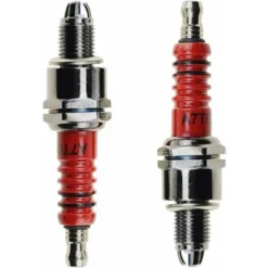 LITZEE Candela Di Avviamento A7TC A7TJC Candela Con 3 Elettrodi Per Ciclomotore GY6 50cc-125cc Quad