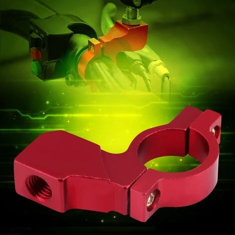 LITZEE Supporto Per Staffa Per Specchietto Retrovisore Per Auto, Adattatore Per Base Per Specchietto Supporto Per Specchietto Retrovisore Per Moto Universale 7/8"Lega Di Alluminio(Rosso) 2 LITZEE Supporto Per Staffa Per Specchietto Retrovisore Per Auto, Adattatore Per Base Per Specchietto Supporto Per Specchietto Retrovisore Per Moto Universale 7/8"Lega Di Alluminio(Rosso) - immagine 2