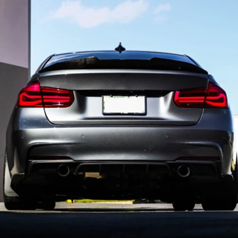 Ala Spoiler Bagagliaio Colore Nero Lucido Stile PSM Per BMW Serie 3 F30 F80 4 Ala Spoiler Bagagliaio Colore Nero Lucido Stile PSM Per BMW Serie 3 F30 F80 - immagine 4