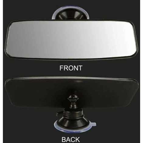 Specchietto Retrovisore Universale Per Auto, Specchio Interno Per Auto A Ventosa 200 X 60 Mm 4 Specchietto Retrovisore Universale Per Auto, Specchio Interno Per Auto A Ventosa 200 X 60 Mm - immagine 4