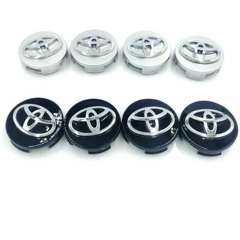 Coprimozzo Centrale Toyota 4 Ruote 62mm Logo Stemma Nero 2 Coprimozzo Centrale Toyota 4 Ruote 62mm Logo Stemma Nero - immagine 2
